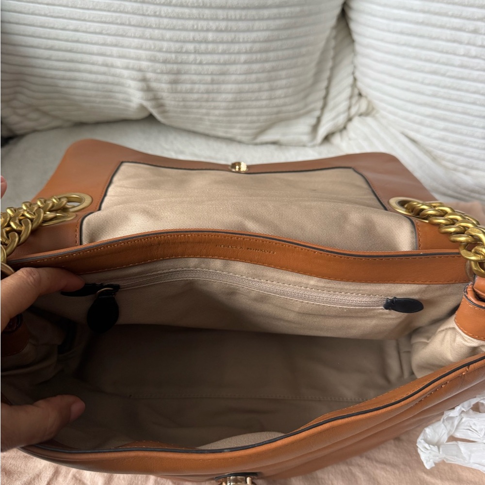 Rebecca Minkoff Edie Quilted Leather Shoulder Bag - Picture 3 of 6